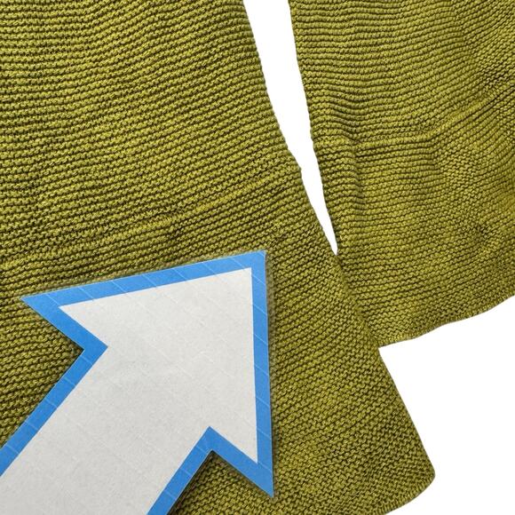 EILEEN FISHER Woman Linen Cotton Blend Open Cardigan in Spring Green Size 2X - Picture 11 of 11
